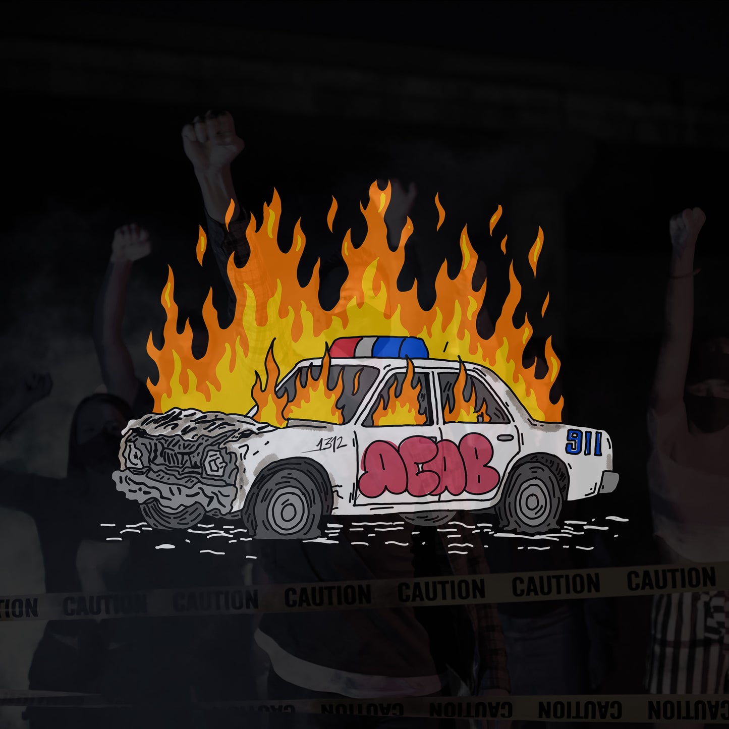 ACAB Police Car Shirt
