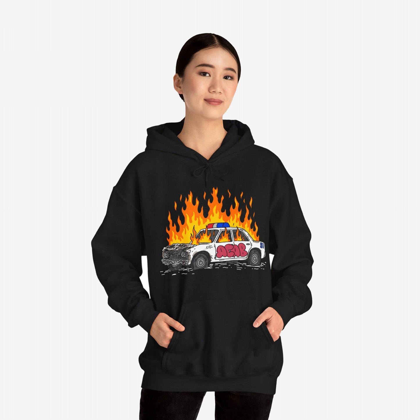 ACAB Police Car Hoodie