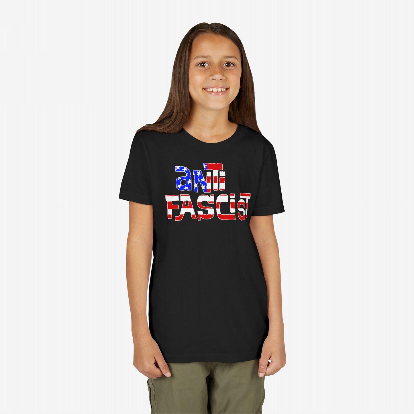 Anti Fascist USA Kids T-shirt