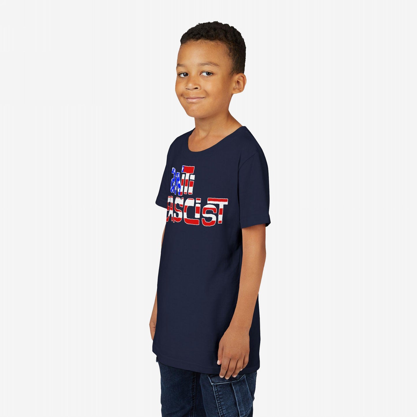Anti Fascist USA Kids T-shirt