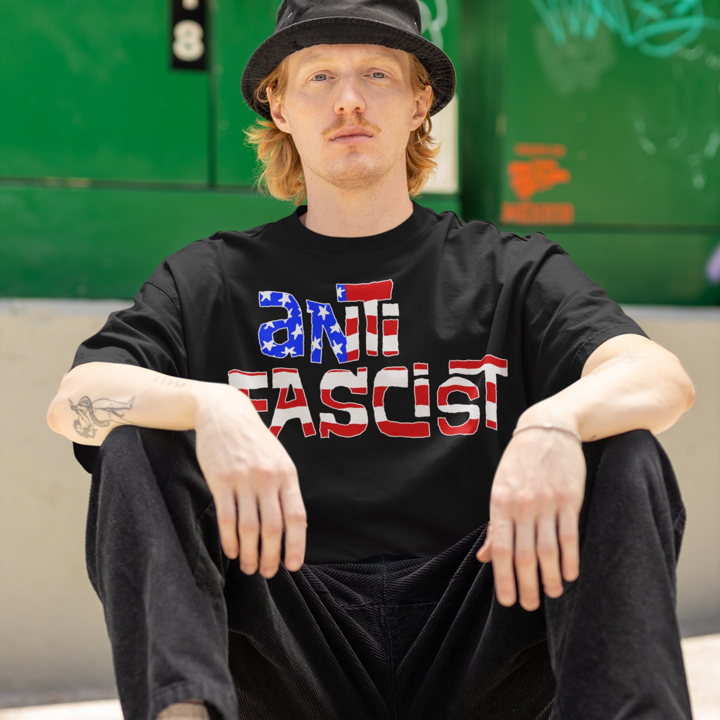 Anti Fascist USA T-shirt