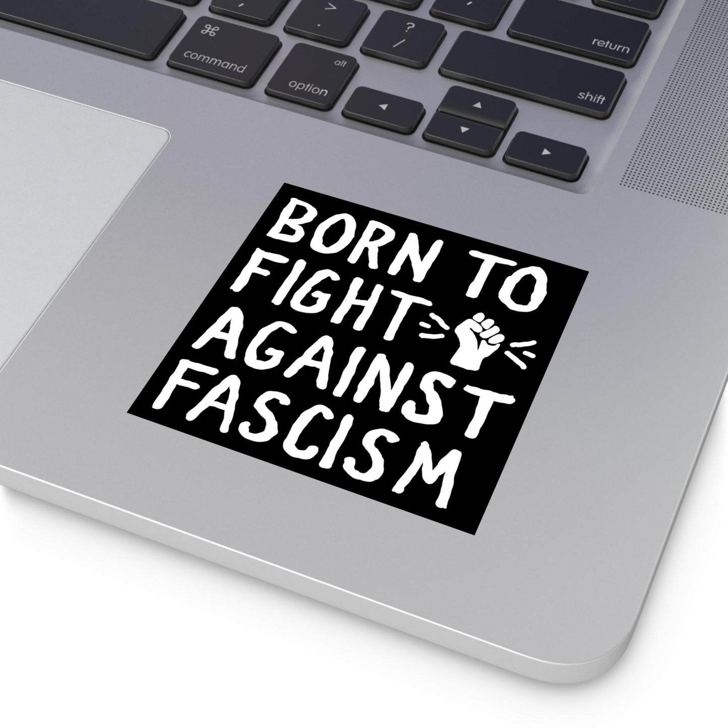 Born To Fight Against Fascism Sticker & Magnet