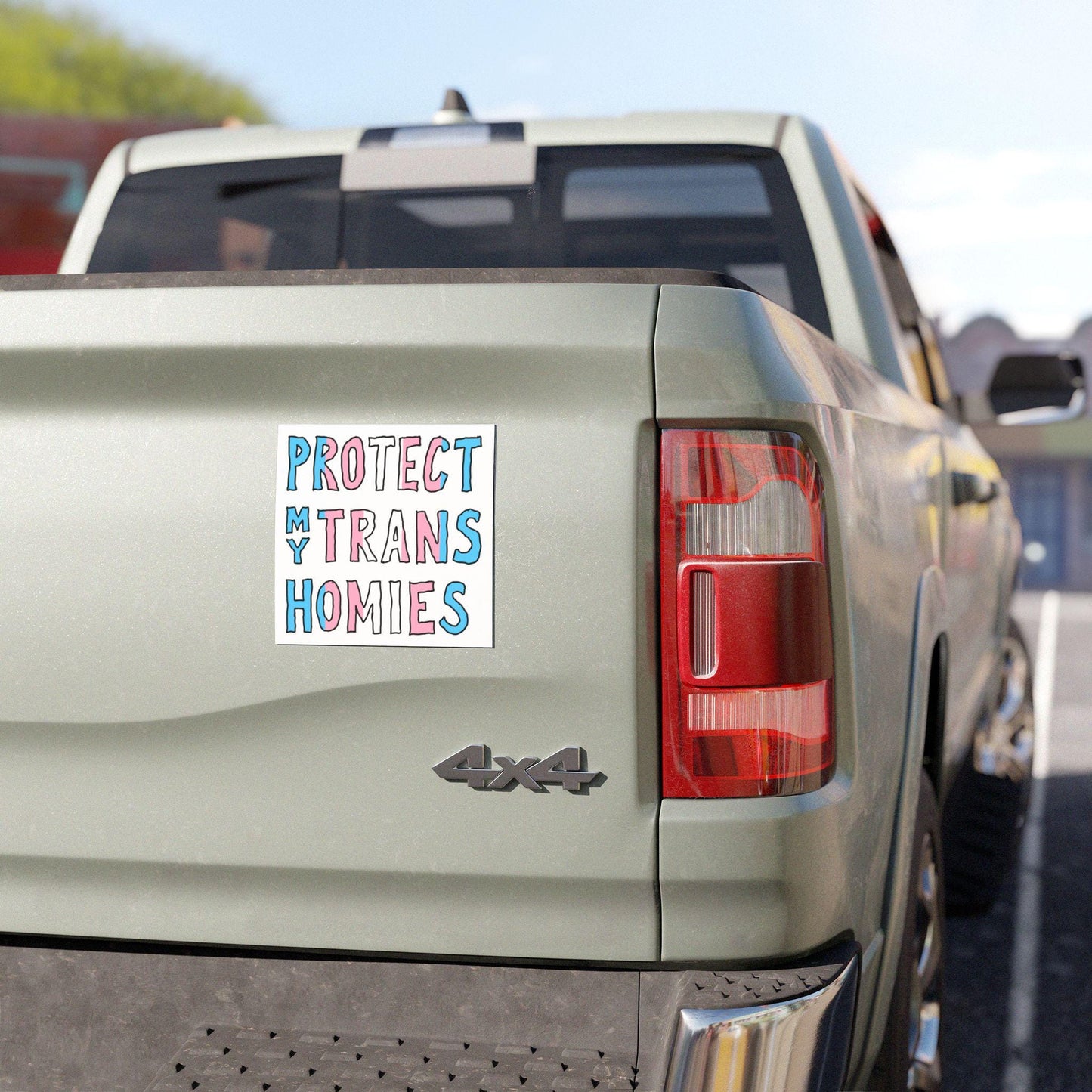Protect My Trans Homies Sticker & Magnet