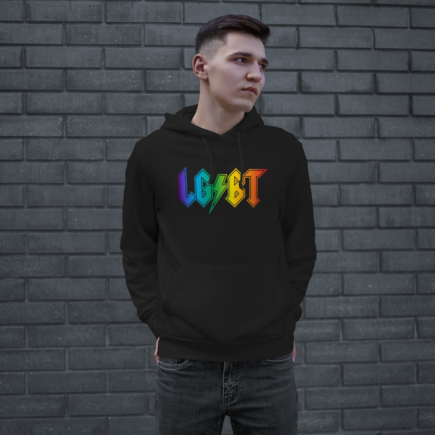 LGBTQ Rocks Hoodie by Strange Allies