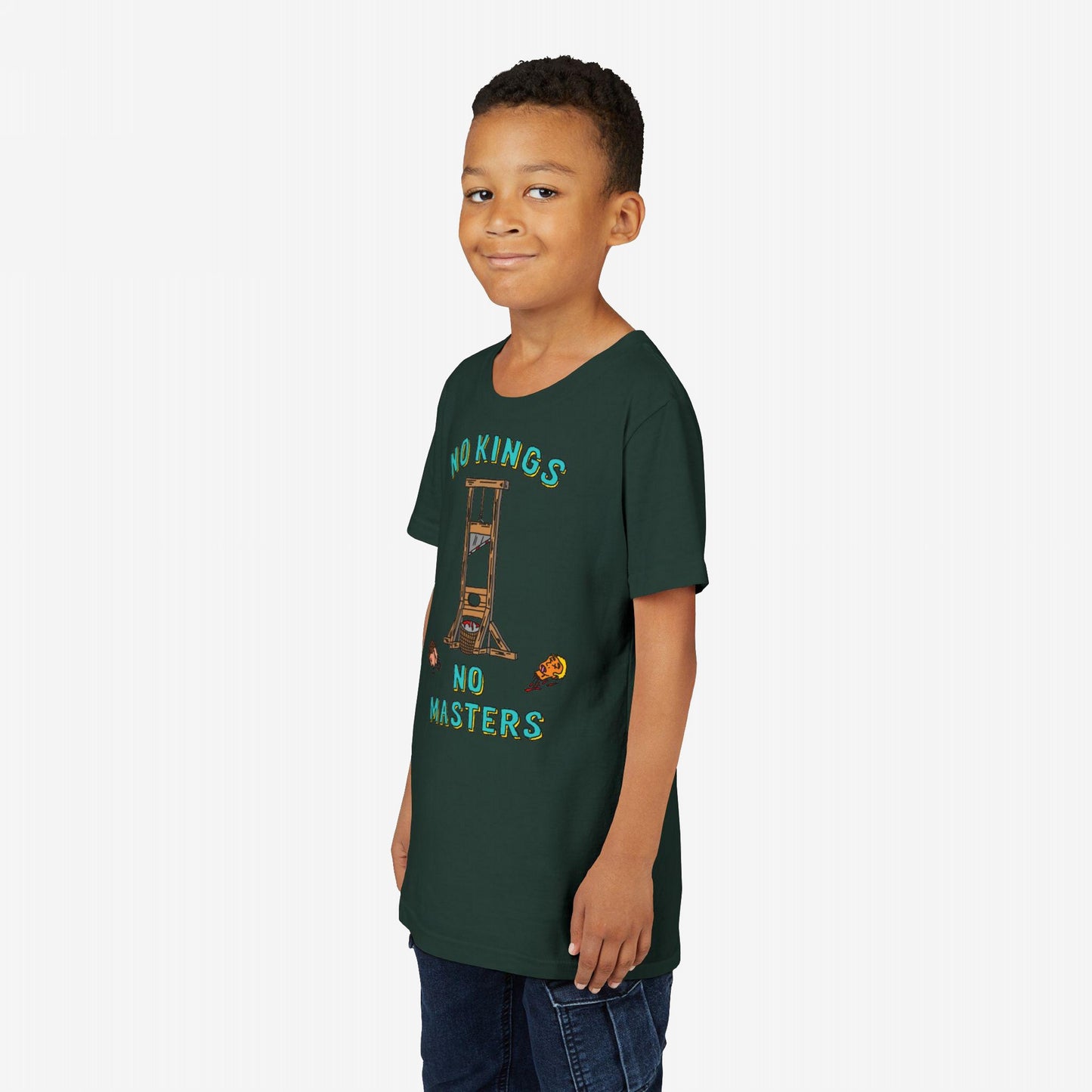No Kings No Masters Kids T-shirt