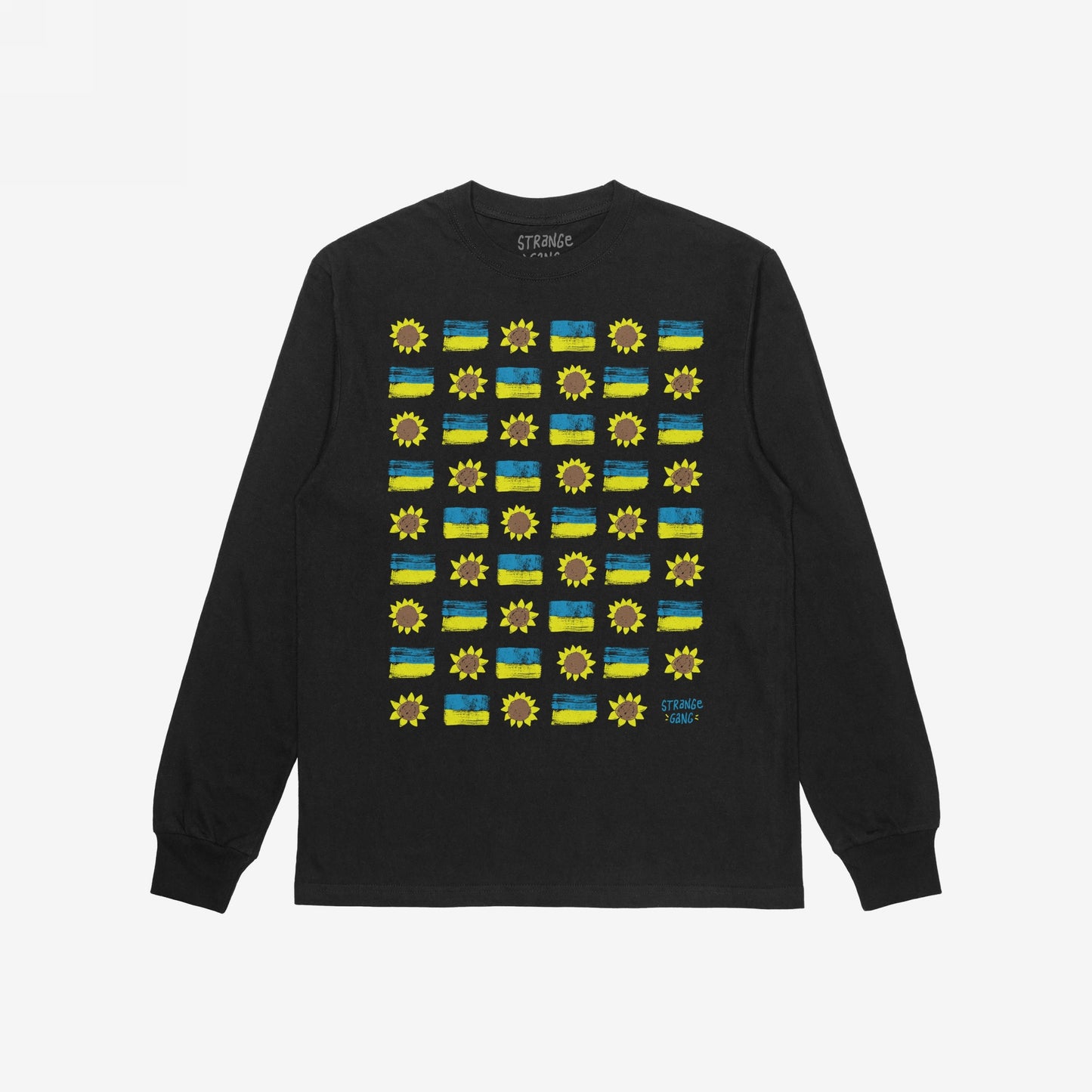 Ukraine Sunflowers Long Sleeve T-shirt