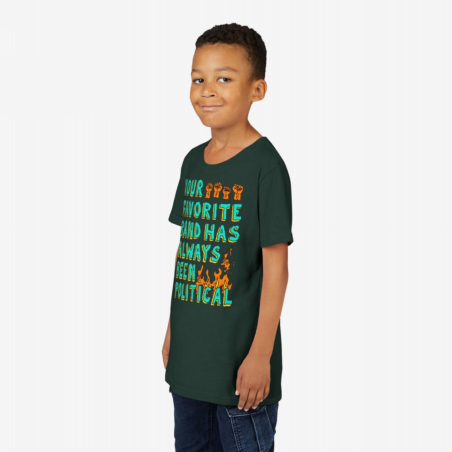 Your Favorite Band Has Always Been Political Kids T-shirt