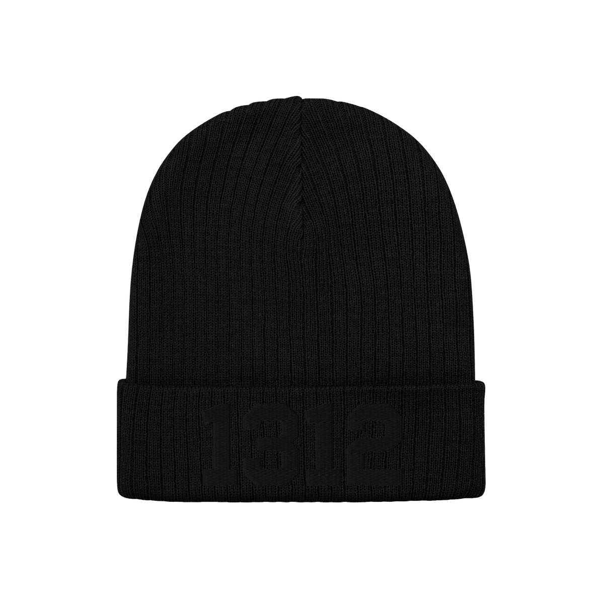 1312 ACAB Hat: A black rib-knit beanie featuring a subtle 1312 on the brim, symbolizing resistance and accountability. Perfec