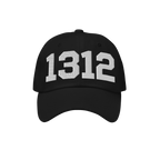 1312 ACAB Hat featuring bold 1312 in white block letters on a black cap, symbolizing protest and accountability, aligning wit