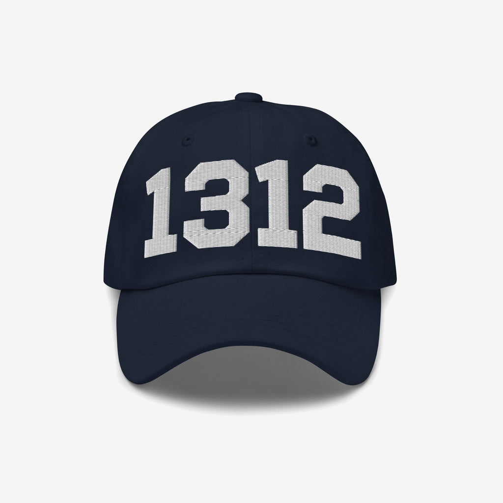 Navy blue 1312 ACAB Hat with bold white embroidery, embodying protest and accountability.