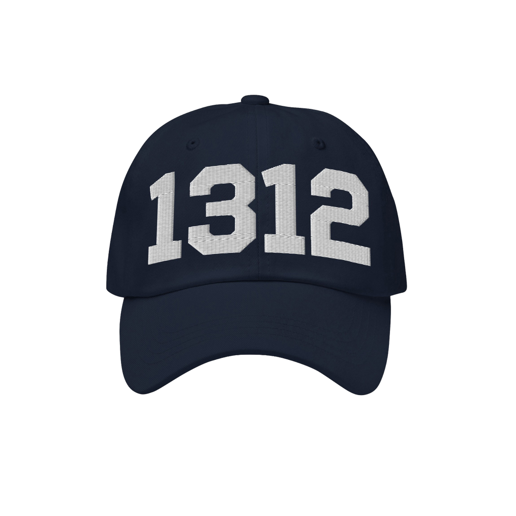 Navy blue 1312 ACAB Hat with bold white embroidery, embodying protest and accountability.