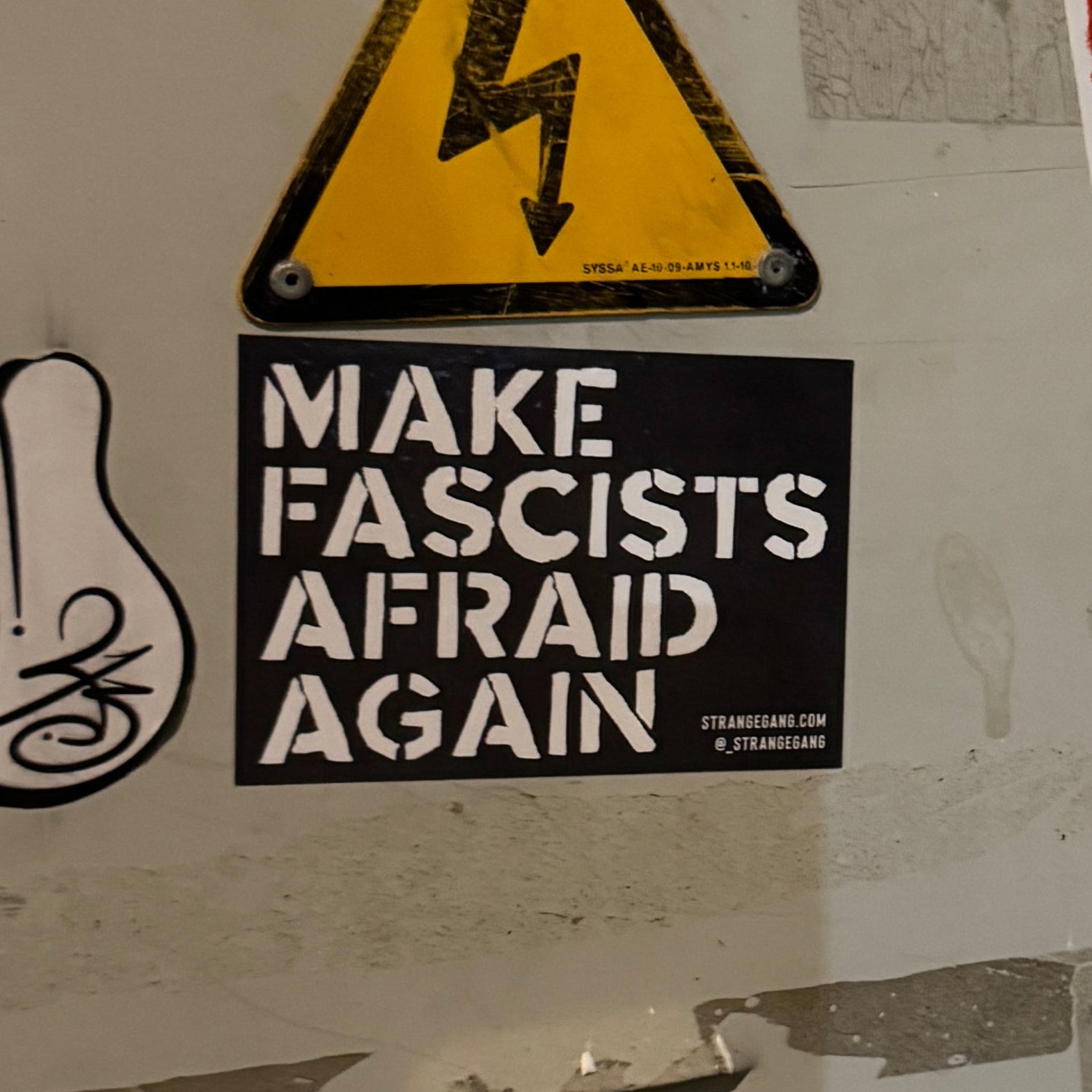 Make Fascists Afraid Again by Strange Gang