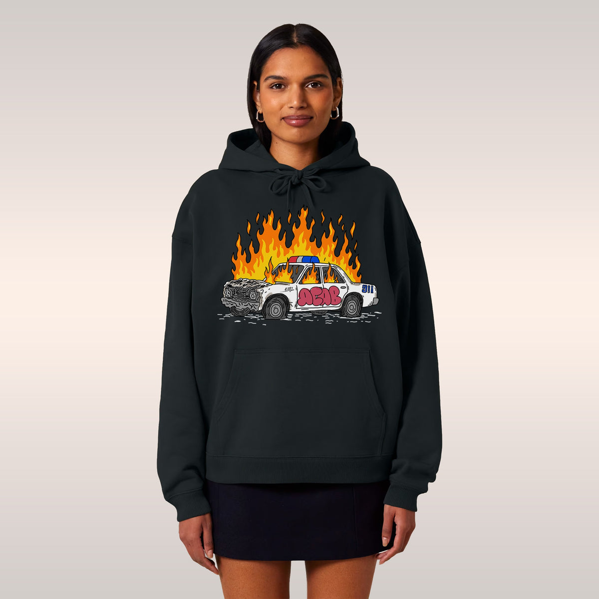 ACAB Police Car Hoodie