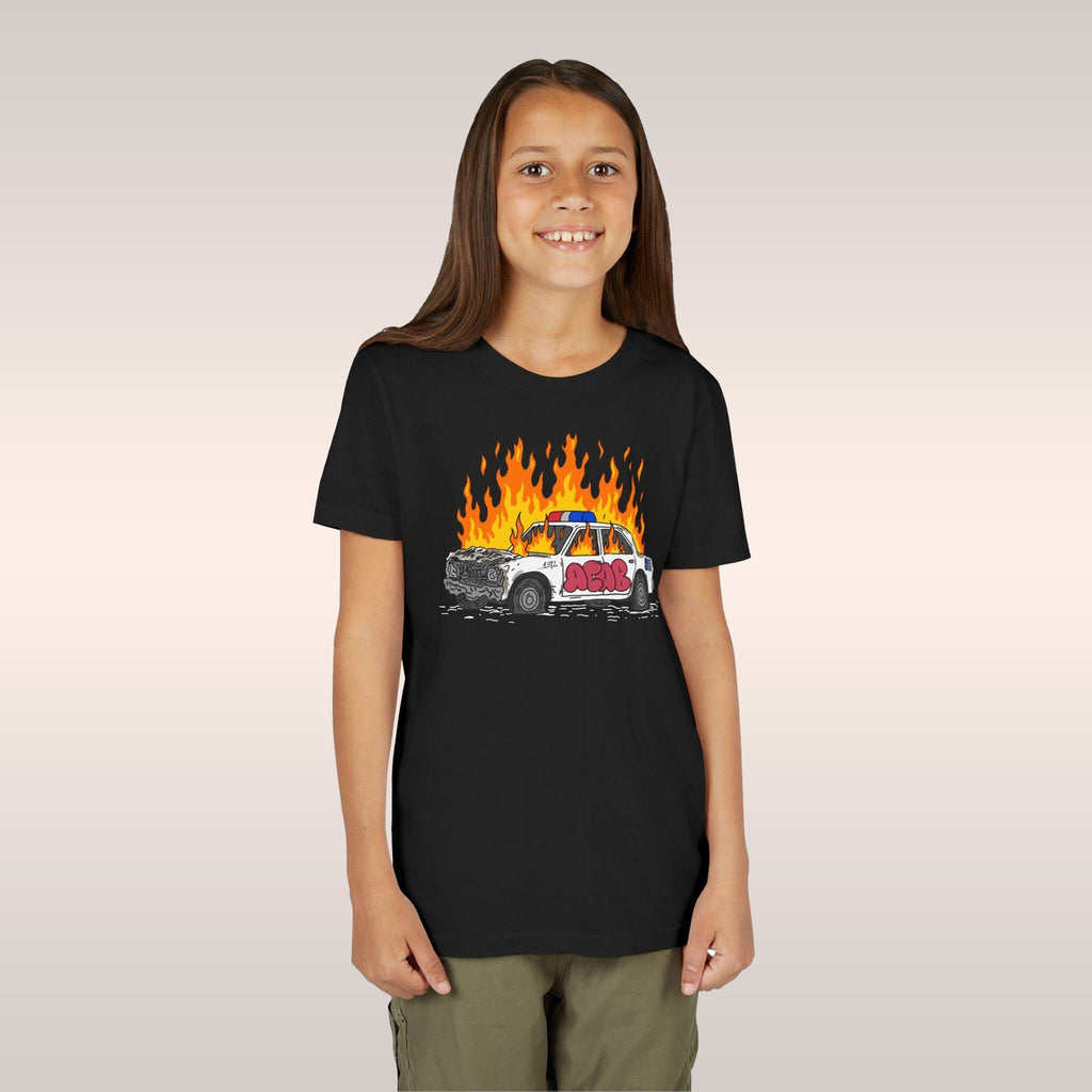 ACAB Police Car Kids T-shirt