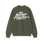 The Allies Handstyle Hoodie & Sweatshirt features ALLIES in bold script across the chest, embodying a statement of unity and 