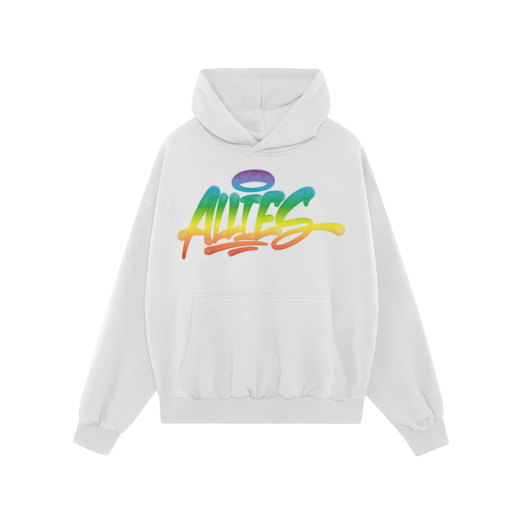 Allies Rainbow Handstyle Hoodie