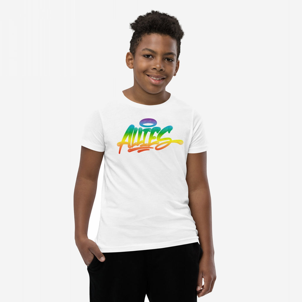 Allies Rainbow Handstyle Kids T-shirt