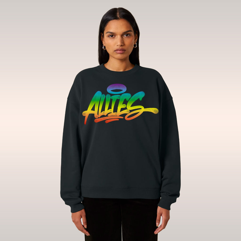 Allies Rainbow Handstyle Sweatshirt