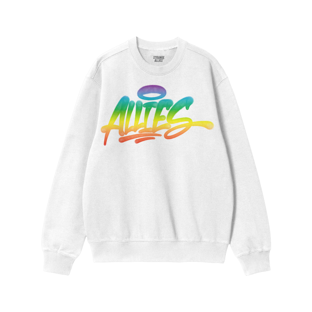 Allies Rainbow Handstyle Sweatshirt