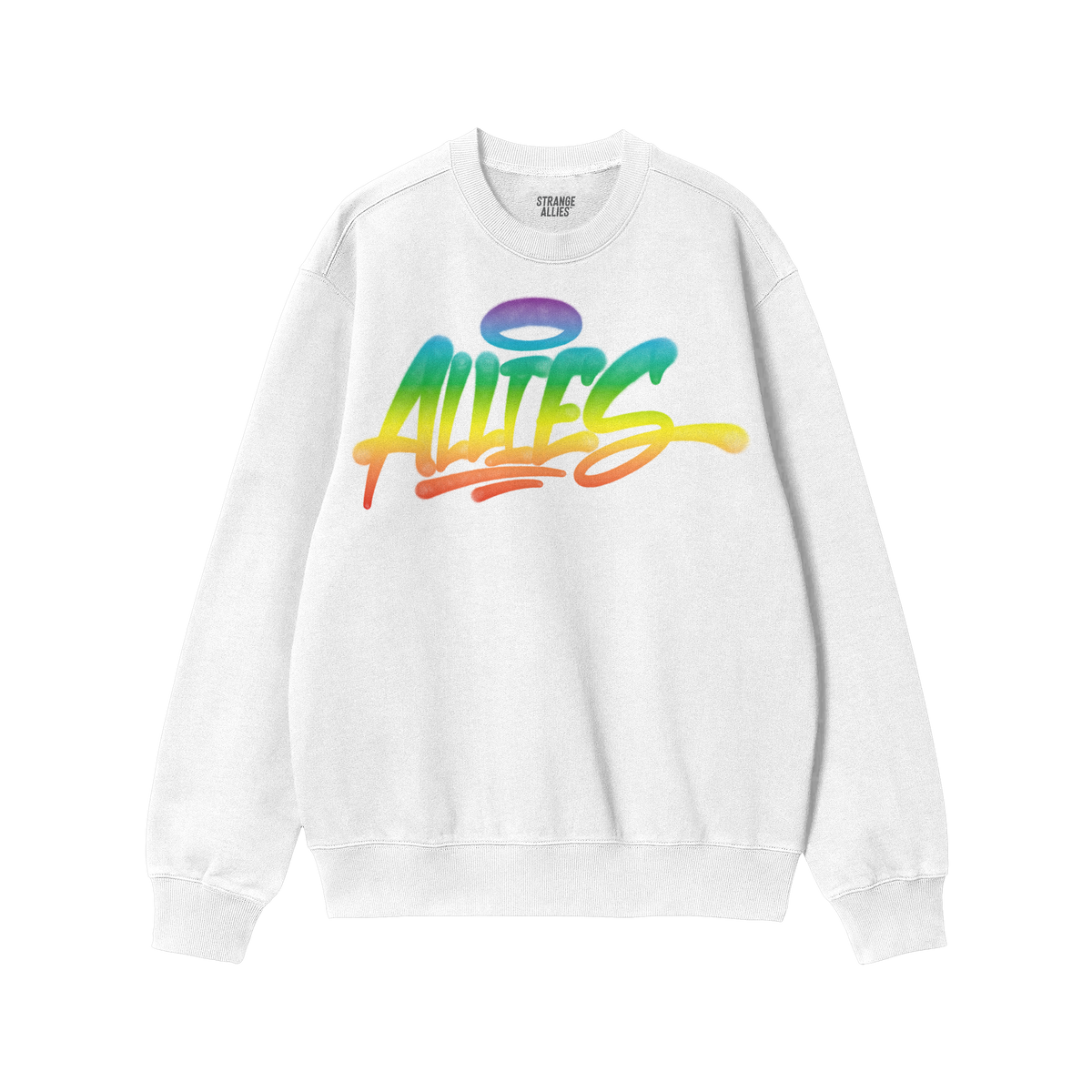Allies Rainbow Handstyle Sweatshirt