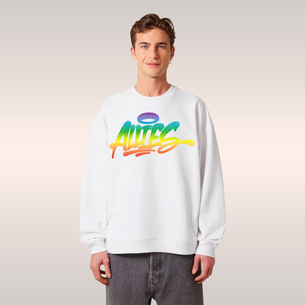 Allies Rainbow Handstyle Sweatshirt