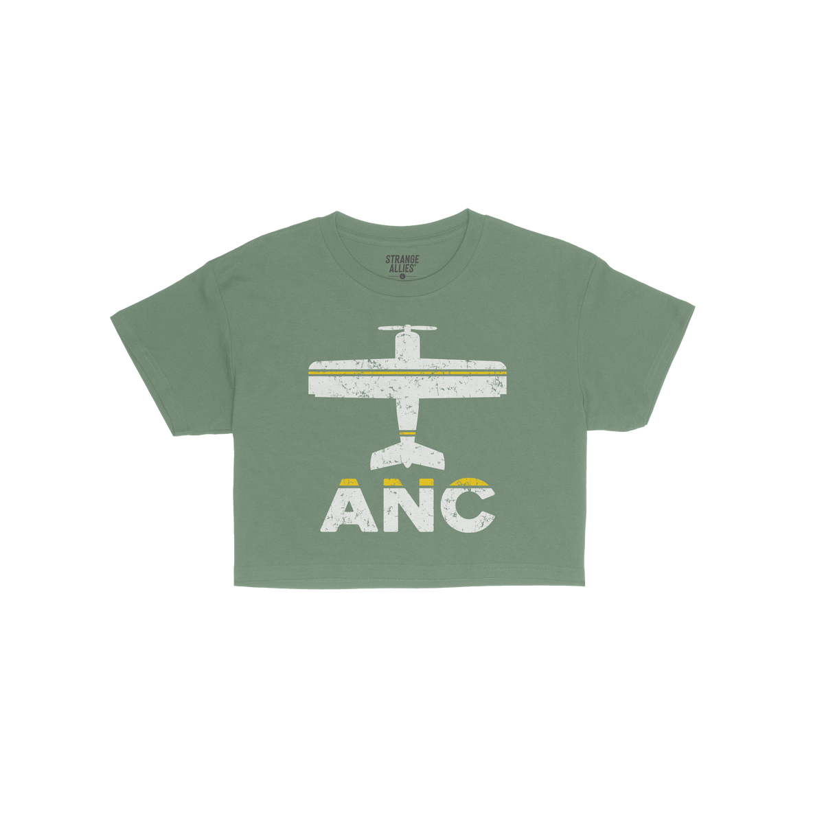 Anchorage ANC Airport Crop Top