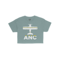 Anchorage ANC Airport Crop Top