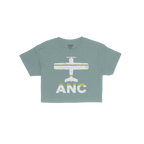 Anchorage ANC Airport Crop Top