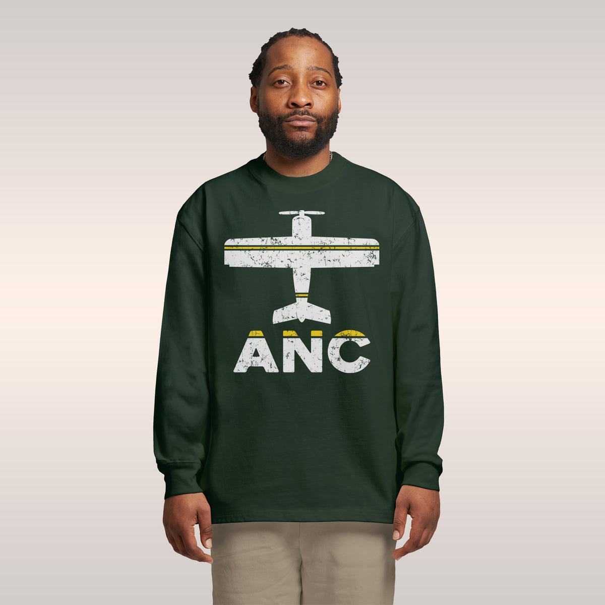 Anchorage ANC Airport Long Sleeve T-shirt