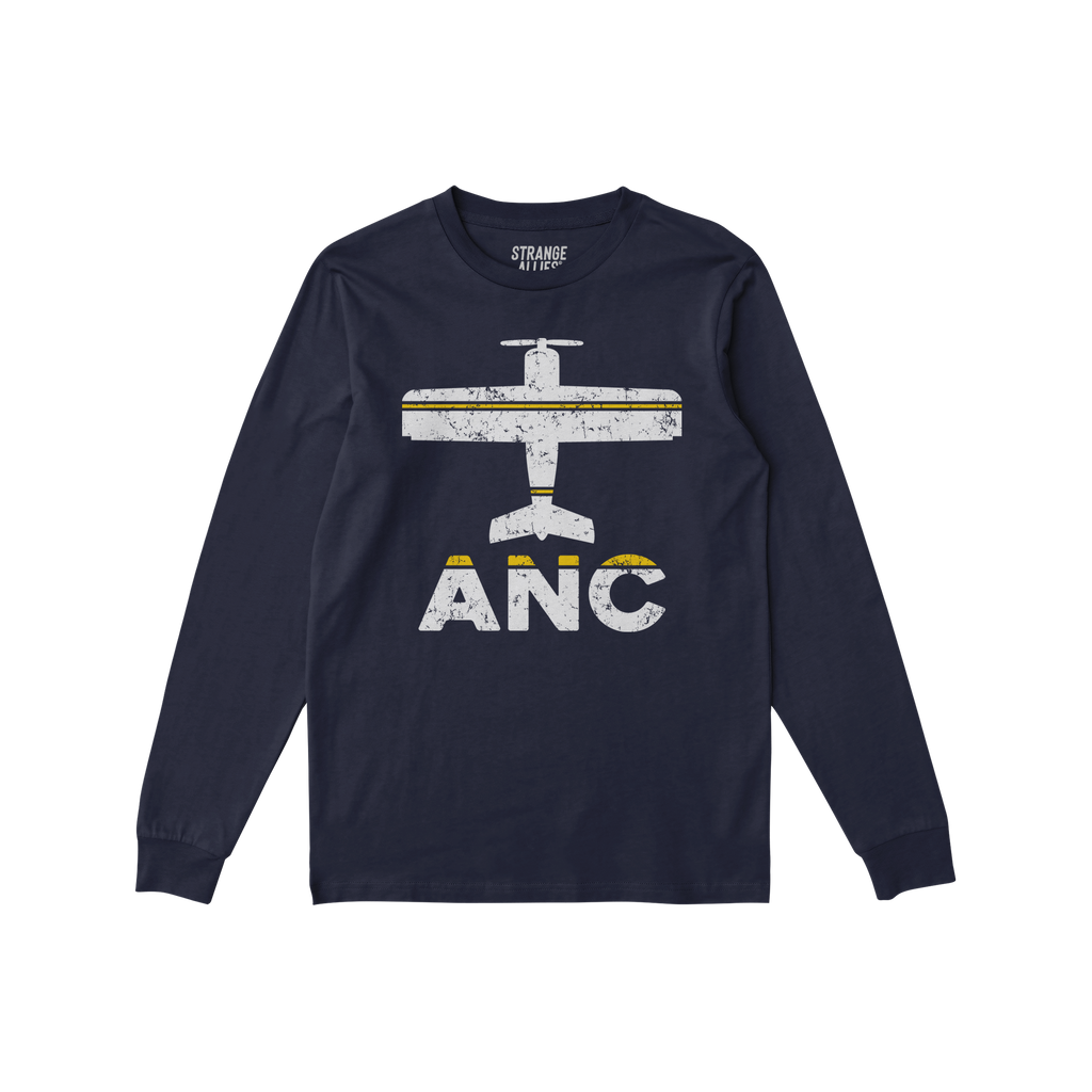 Anchorage ANC Airport Long Sleeve T-shirt