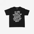 Anti-Fascist Retro Women's Baby Tee featuring a bold, distressed slogan that reads: If you don’t wanna be called fascist, don’t do fascist shit, showcasing a fierce, outspoken style statement.