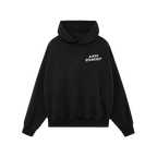 Black pullover hoodie titled Anti-Fascist Retro Shirt featuring a white ANTI FASCIST print on the left chest, kangaroo pocket
