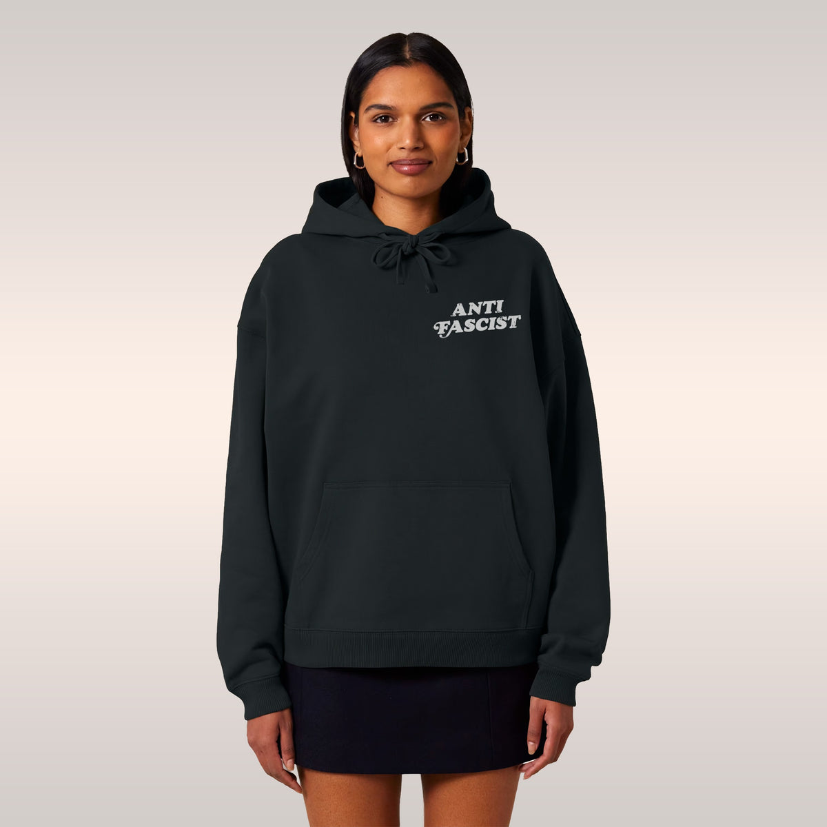Anti-Fascist Retro Hoodie