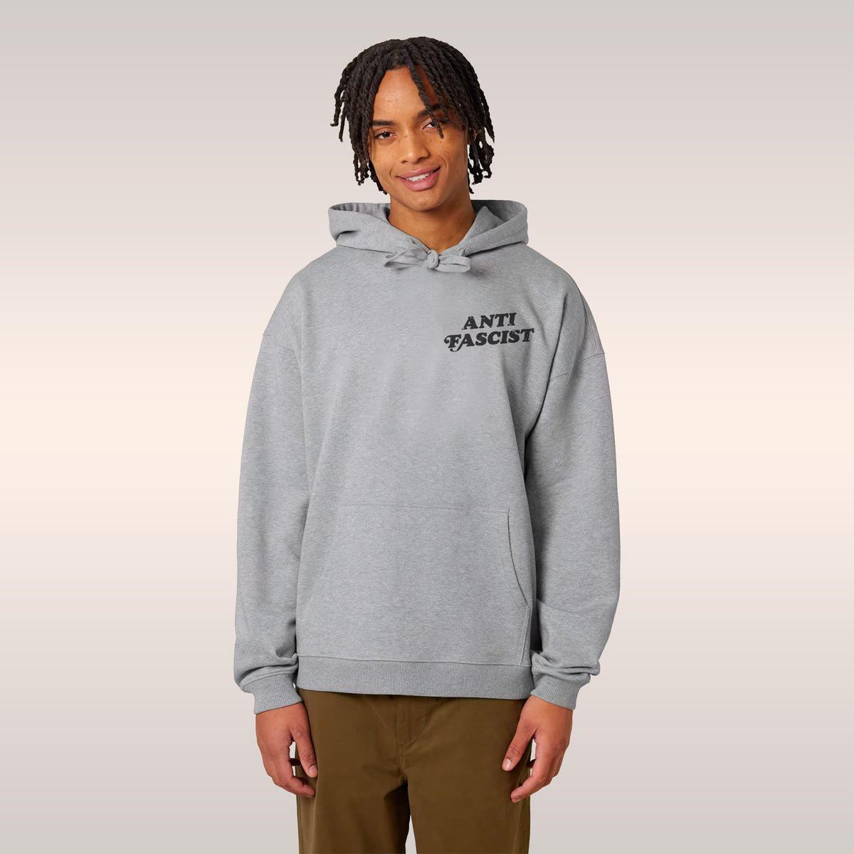 Anti-Fascist Retro Hoodie