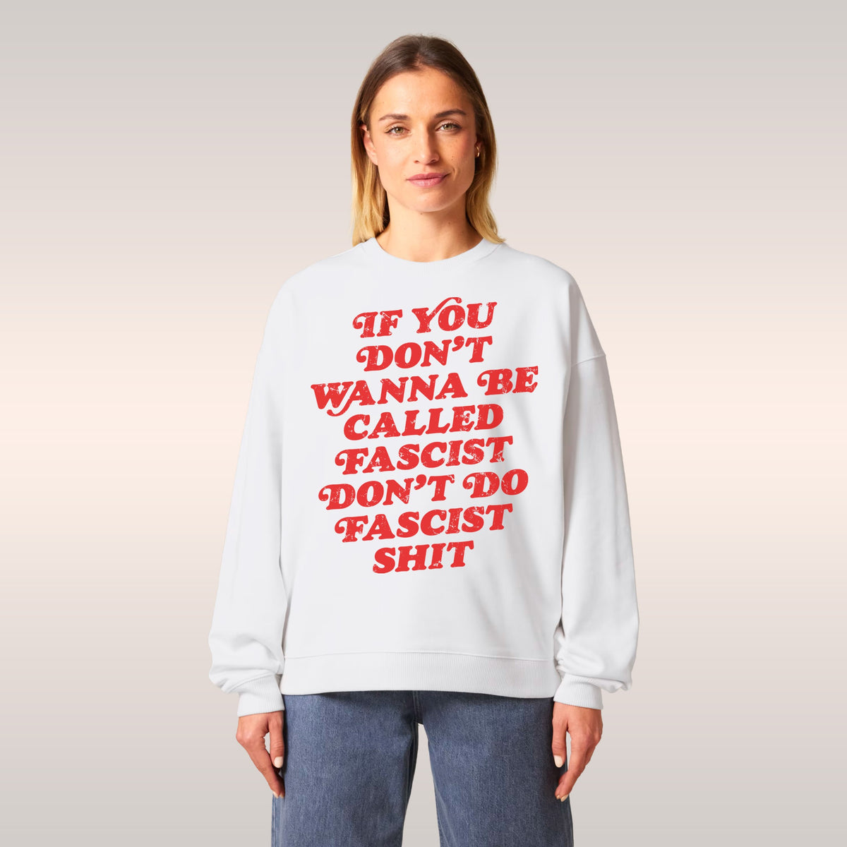 Anti-Fascist Retro Sweatshirt