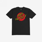 Anti Fascist Shirt featuring bold ANTI FASCIST text over a red circle, with POWER TO THE PEOPLE beneath, capturing a message of resistance and empowerment.