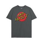 Anti Fascist Shirt featuring a bold graphic, with ANTI FASCIST in yellow across a red circle, and POWER TO THE PEOPLE below. 