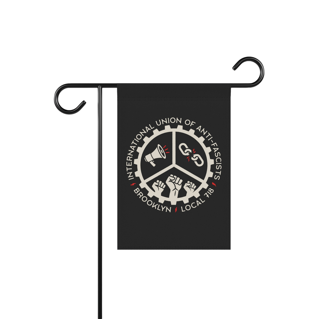 Custom Anti-Fascist Union Garden Flag