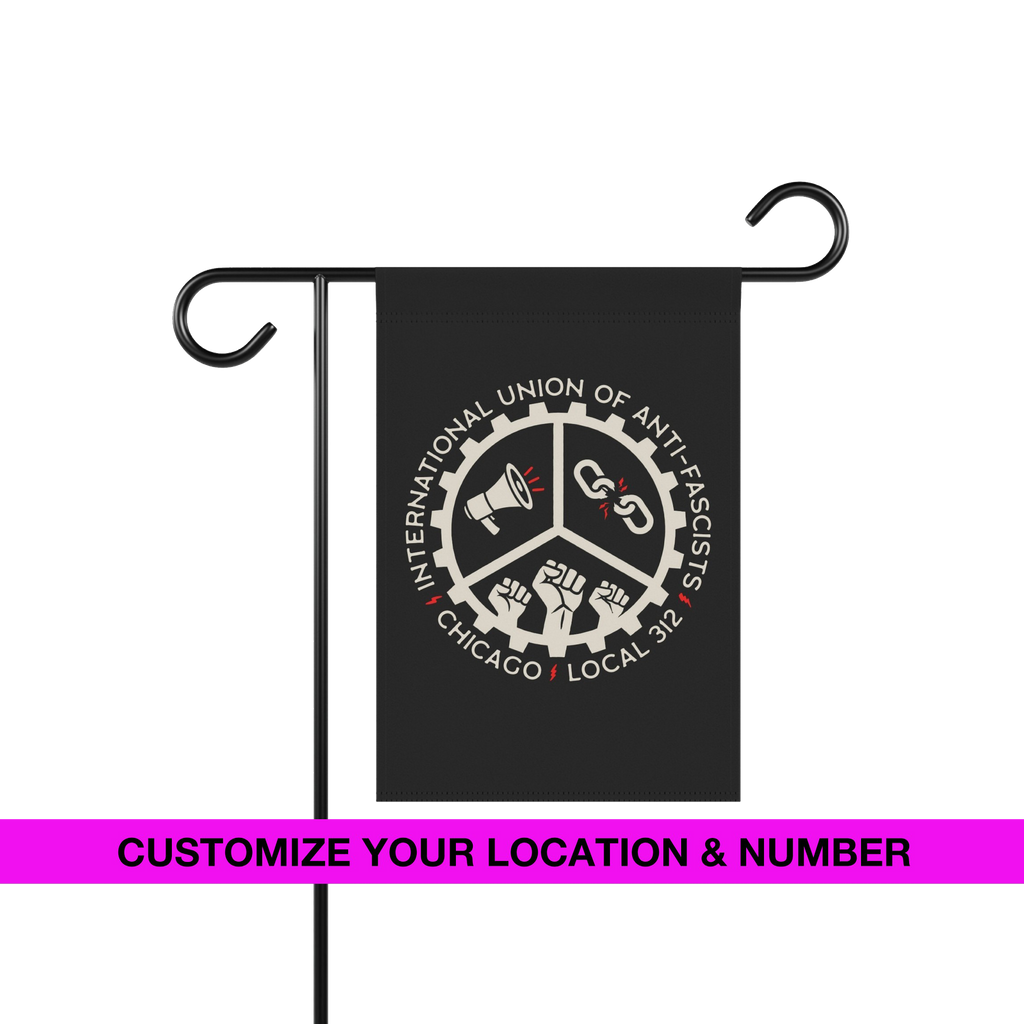 Custom Anti-Fascist Union Garden Flag