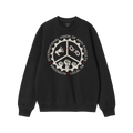 Brooklyn Anti-Fascist Union Hoodie & Sweatshirt featuring a gear-wheel emblem with megaphone, broken chain, and raised fists,