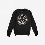 Texas Anti-Fascist Union Hoodie & Sweatshirt features a bold front graphic: a cog-wheel with a megaphone, broken chain, and fists, encircled by “International Union of Anti-Fascists, Texas Local 1845.”