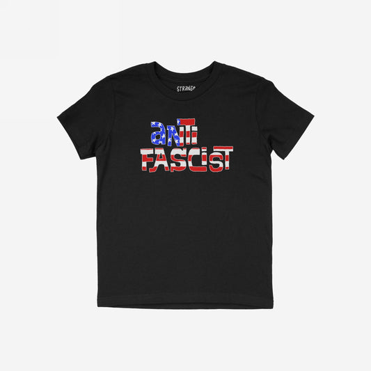 Anti Fascist USA Kids T-shirt