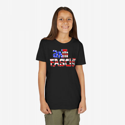 Anti Fascist USA Kids T-shirt