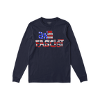 Anti Fascist USA Shirt with an American-flag motif boldly displays anti FASCIST across the chest, symbolizing progressive res