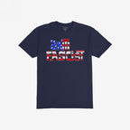 Anti Fascist USA Shirt with distressed red, white, and blue ANTI FASCIST print, symbolizing defiance against fascism and hate, supporting ACLU. Perfect for rallies and making a progressive statement.