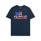 Anti Fascist USA Shirt with distressed red, white, and blue ANTI FASCIST print, symbolizing defiance against fascism and hate