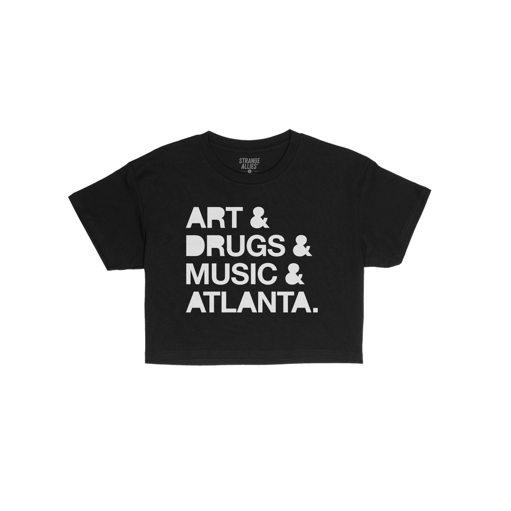 Atlanta Art Drugs Music Crop Top