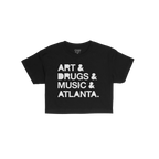 Atlanta Art Drugs Music Crop Top