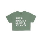 Atlanta Art Drugs Music Crop Top