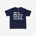 Atlanta Art Drugs Music Women's Baby Tee